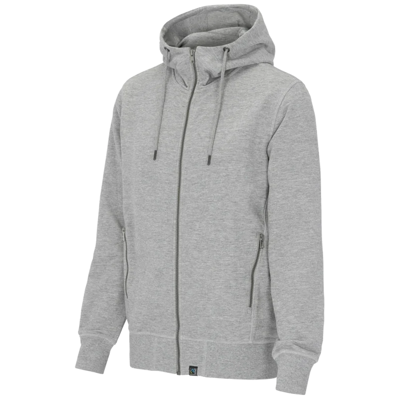 Cottover French Terry Full Zip Hood Men GOTS Gecertificeerd 141510