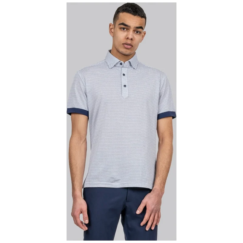 James Harvest & Frost Indigo Bow 131 Polo Pique Slim Fit Heren 2913122