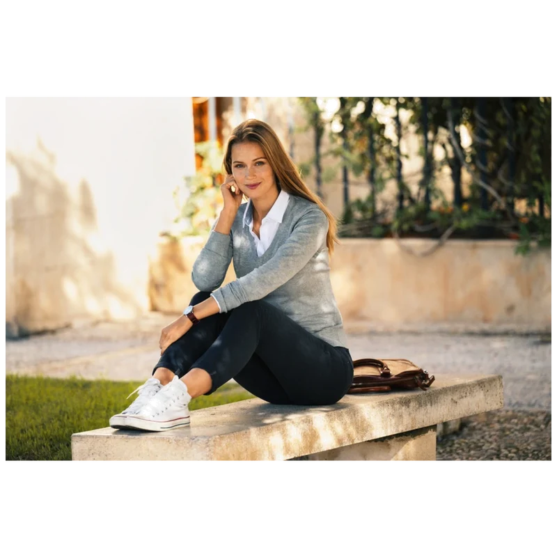 James Harvest Ashland V Gebreide Sweater Dames 2122505