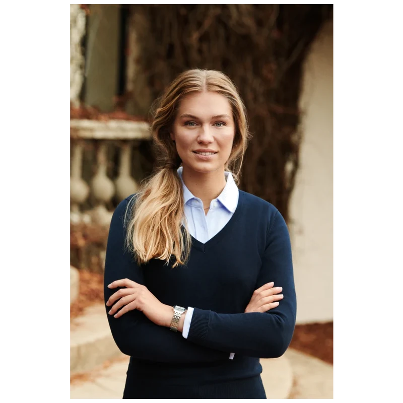 James Harvest Ashland V Gebreide Sweater Dames 2122505