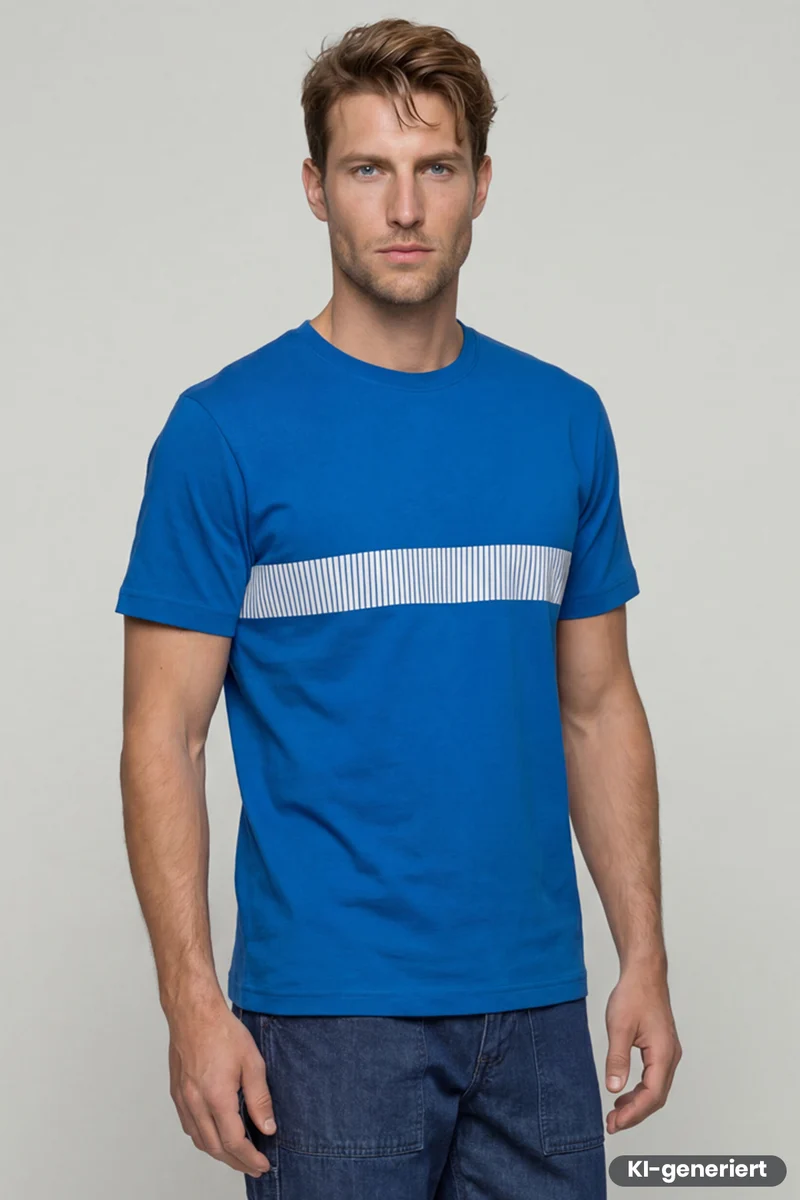 T - Shirt Active / M066-41 Kornblau