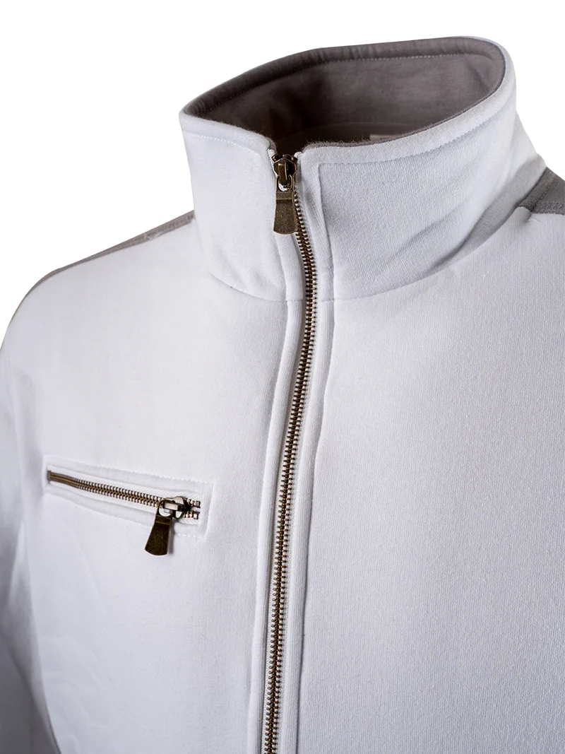 Maler Sweat - Jacke / M066-37 Weib - Grau