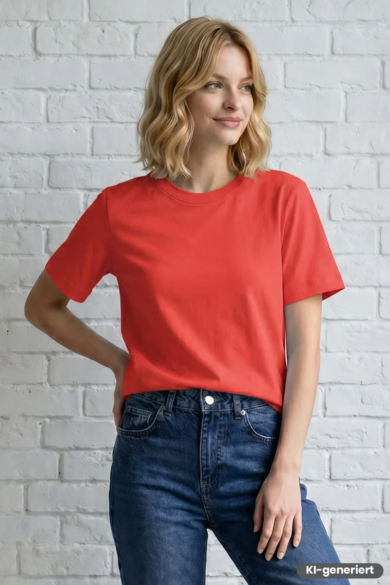 Damen T - Shirt / M066-30 Rot