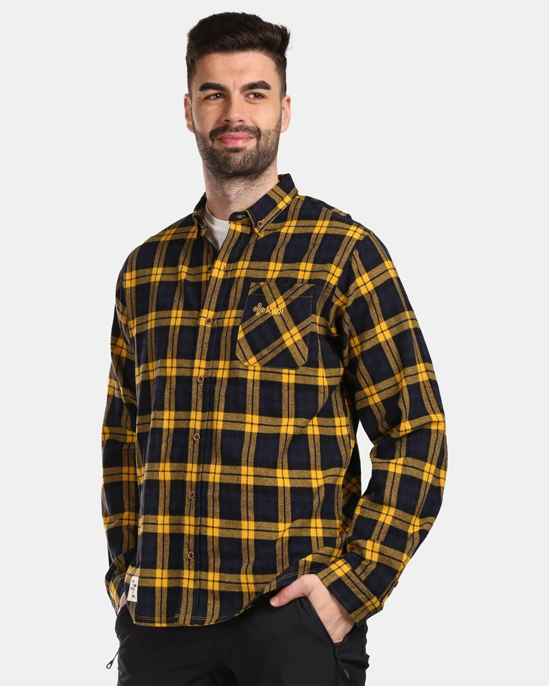 Herrenhemd aus Baumwollflanell Kilpi FLANNY-M