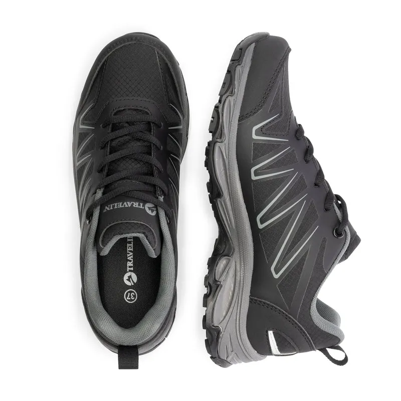 Nysted Damen - Niedrige Wanderschuhe - Wasserdicht - Dunkelgrau