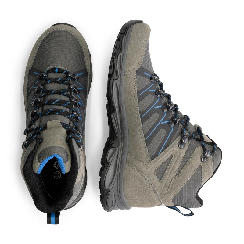 Grenaa Damen - Halbhohe Wanderschuhe - Wasserdicht - Grau