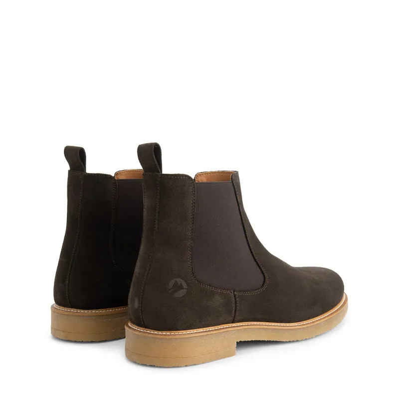 Fowley Herren - Chelsea boots - Leder - Dunkelbraun