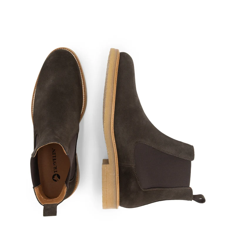 Fowley Herren - Chelsea boots - Leder - Dunkelbraun
