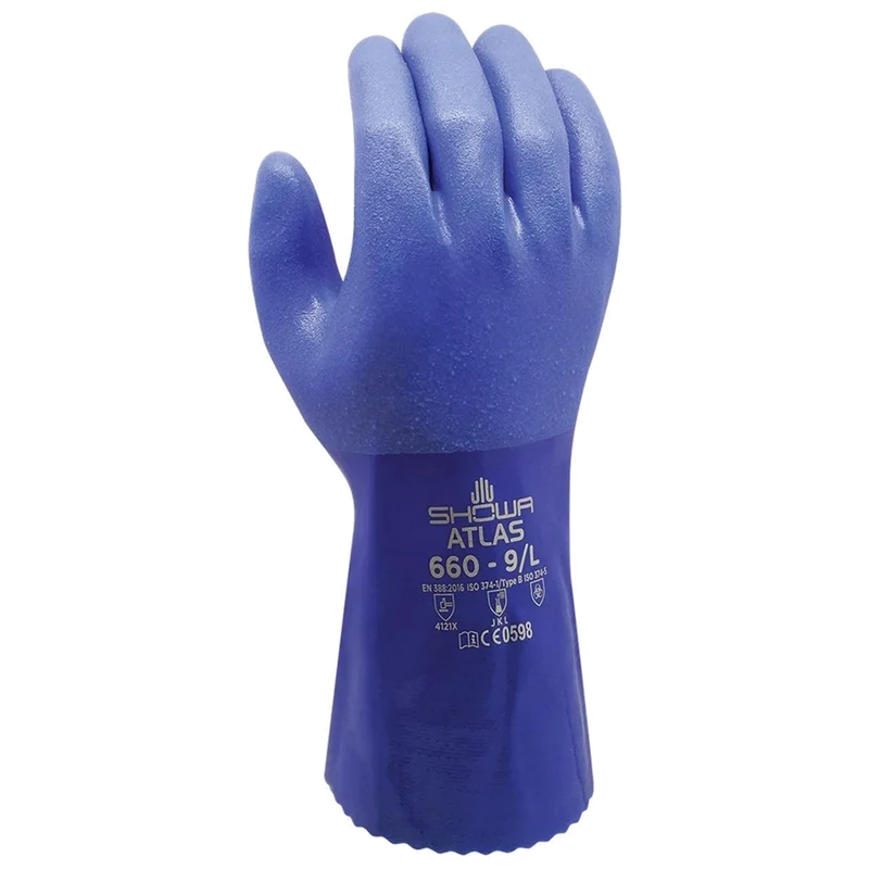 Showa Atlas 660 handschoen chembestendig PVC