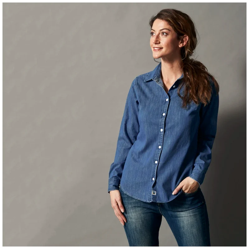 Cottover Denim Shirt Dames GOTS Gecertificeerd 141035