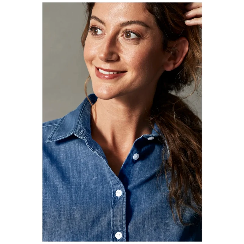 Cottover Denim Shirt Dames GOTS Gecertificeerd 141035