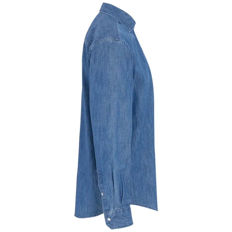 Cottover Denim Shirt Comfort Heren GOTS Gecertificeerd 141036
