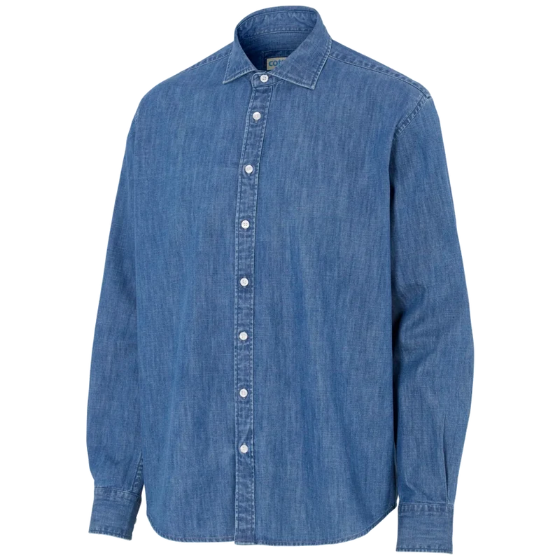 Cottover Denim Shirt Comfort Heren GOTS Gecertificeerd 141036