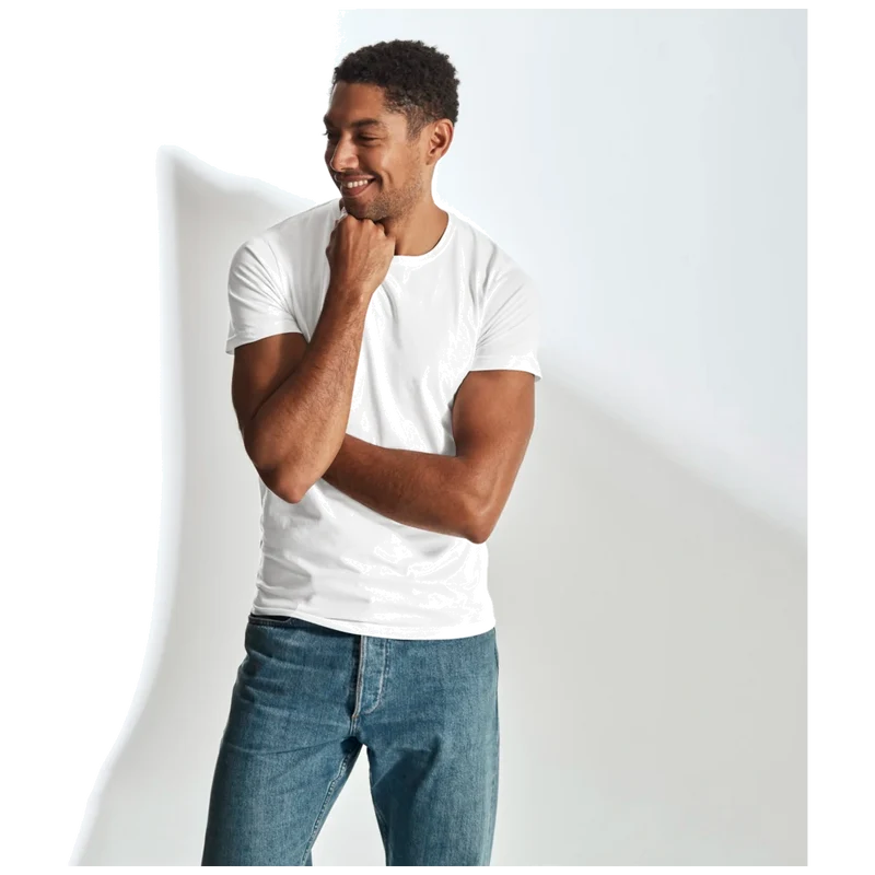 Cottover Stretch Ronde Hals Heren GOTS Gecertificeerd 141026