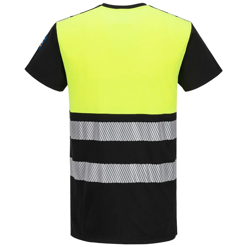 Portwest PW3 Modaflame gebreid Hi-Vis FR T-shirt met korte mouw FR775