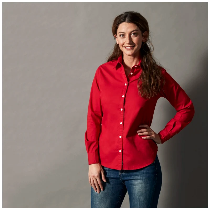 Cottover Shirt Twill Dames GOTS Gecertificeerd 141037