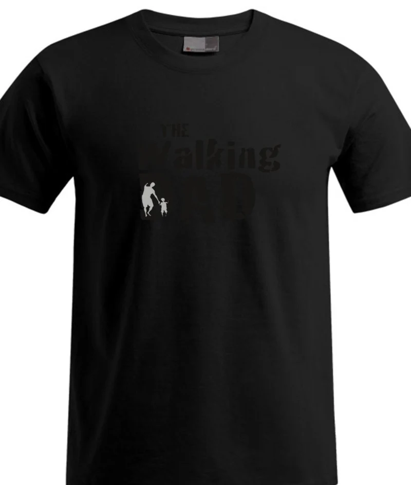 T-Shirt - The Walking Dad silber - carbon metallic
