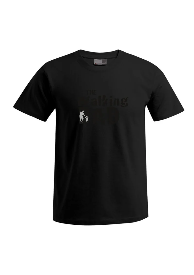 T-Shirt - The Walking Dad silber - carbon metallic