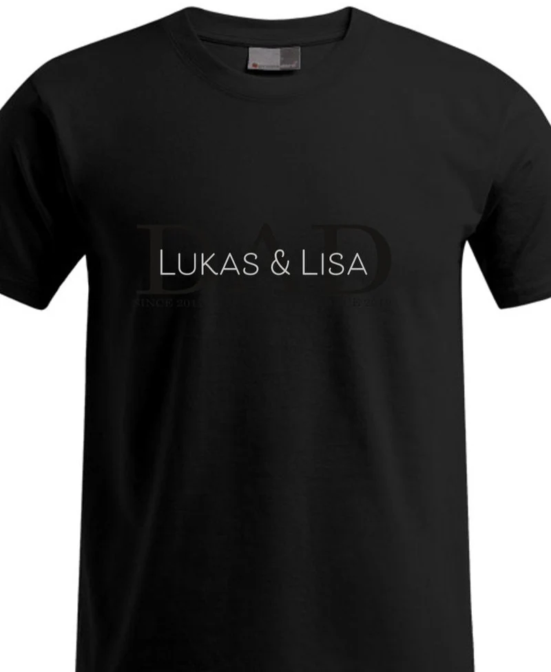 T-Shirt DAD - since carbon metallic