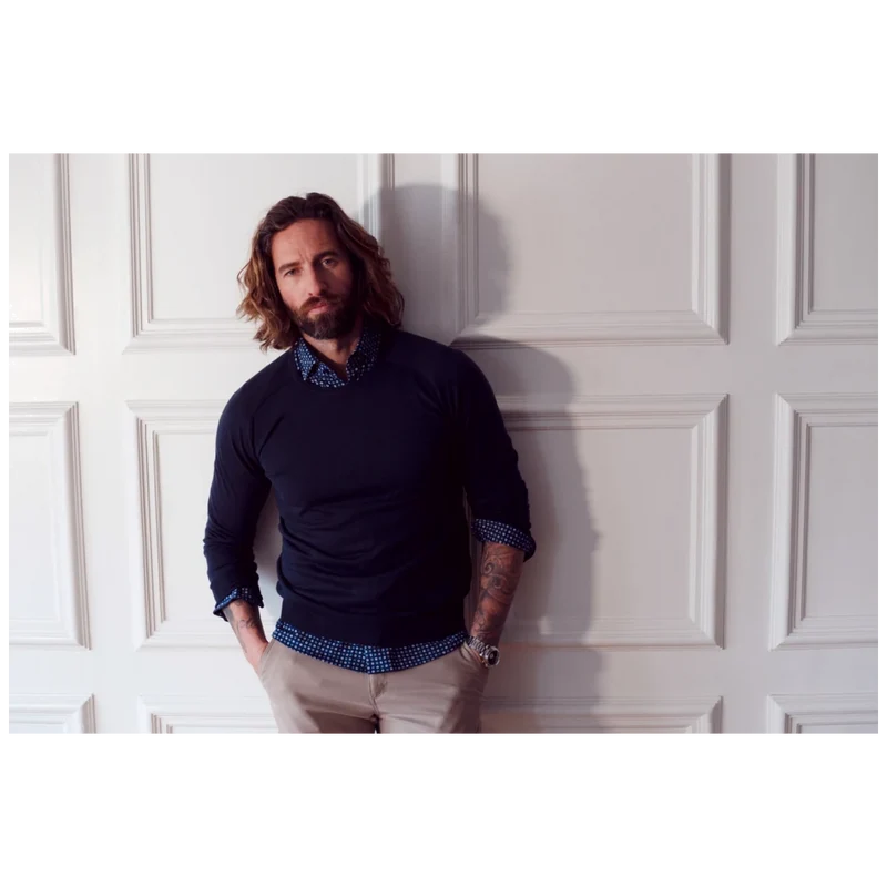 James Harvest & Frost Merino U Gebreide Sweater Heren 2930201