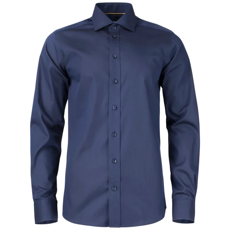 James Harvest & Frost Yellow Bow 50 Overhemd Slim Fit Heren 2905002