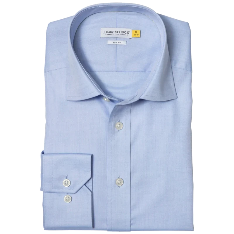 James Harvest & Frost Yellow Bow 50 Overhemd Slim Fit Heren 2905002