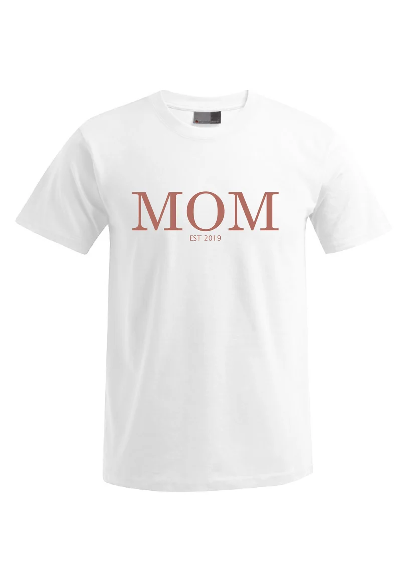T-Shirt MOM - Est rosegold metallic