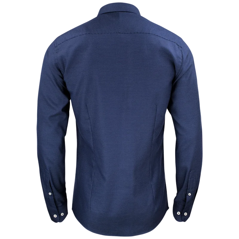 James Harvest & Frost Purple Bow 49 Overhemd Regular Fit Heren 2904901