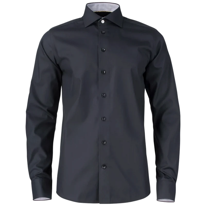 James Harvest & Frost Yellow Bow 51 Overhemd Slim Fit Heren 2905102