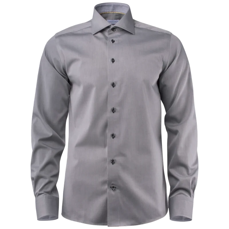 James Harvest & Frost Yellow Bow 51 Overhemd Slim Fit Heren 2905102
