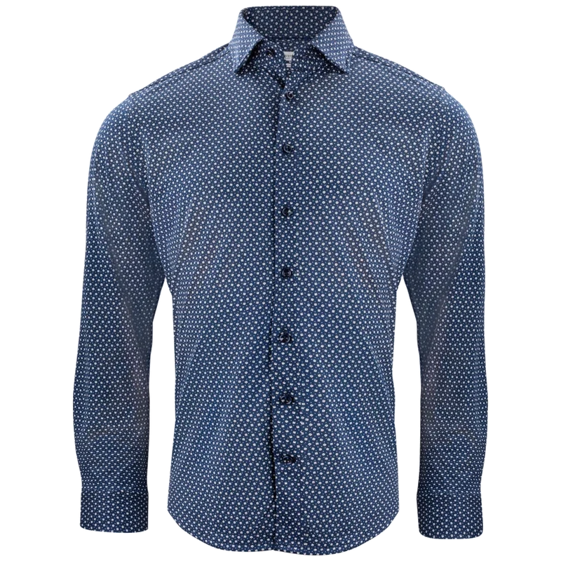 James Harvest & Frost Indigo Bow 131 Overhemd Regular Fit Heren 2913101