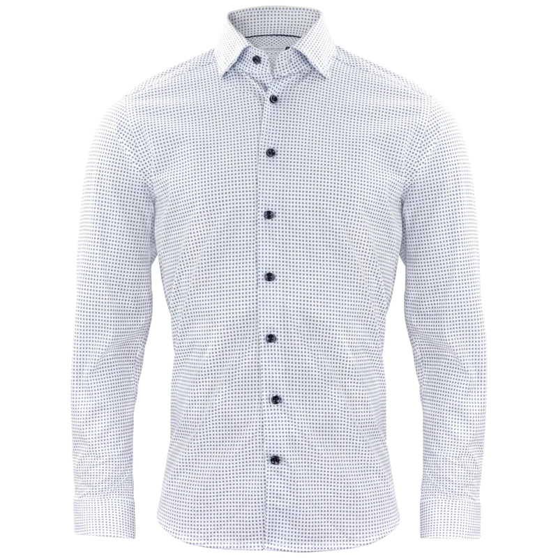 James Harvest & Frost Indigo Bow 131 Overhemd Regular Fit Heren 2913101