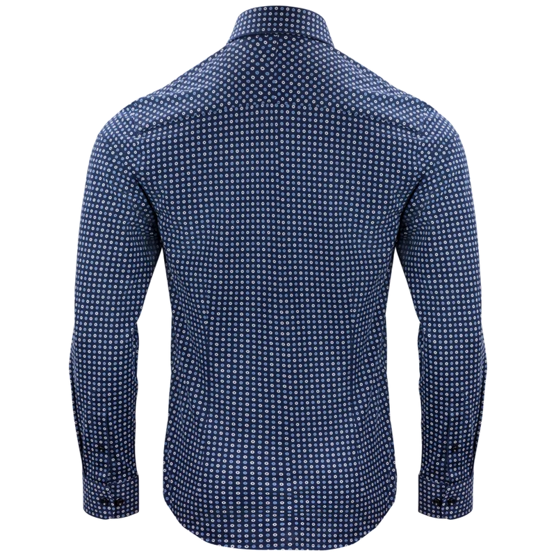 James Harvest & Frost Indigo Bow 131 Overhemd Regular Fit Heren 2913101