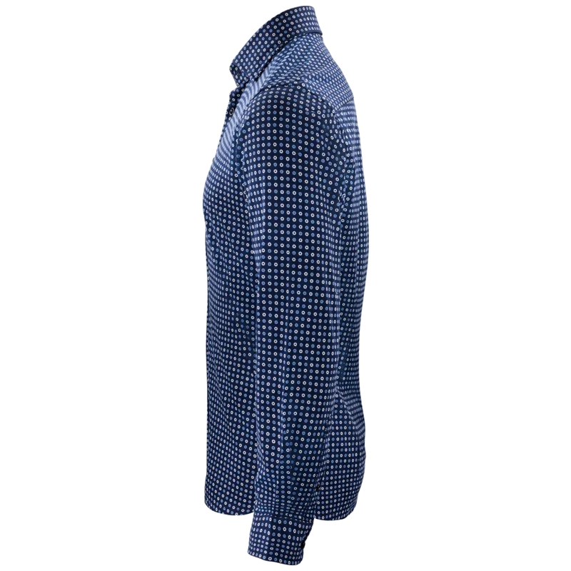 James Harvest & Frost Indigo Bow 131 Overhemd Regular Fit Heren 2913101