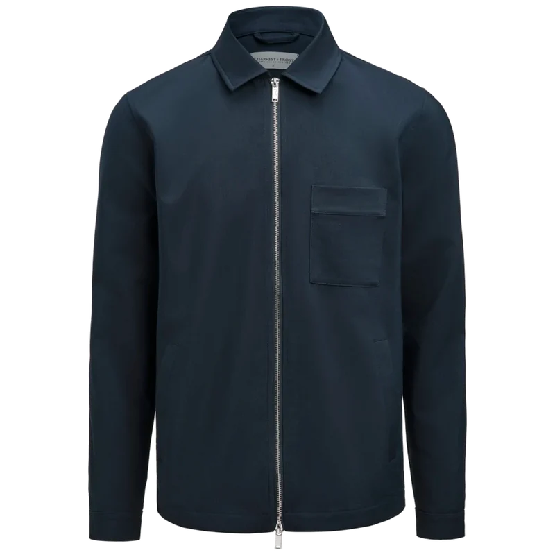 James Harvest & Frost Modern Zip Overshirt Heren 2962201
