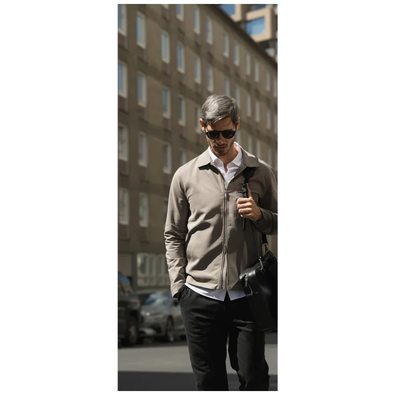 James Harvest & Frost Modern Zip Overshirt Heren 2962201