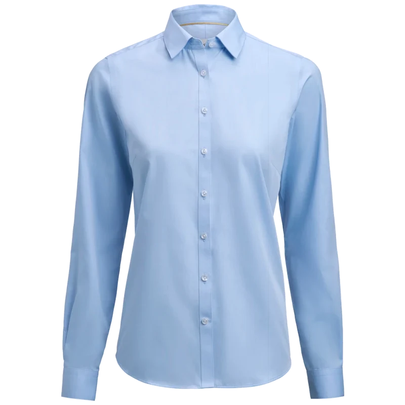 James Harvest & Frost Yellow Bow 50 Blouse Contemporary Fit Dames 2905005