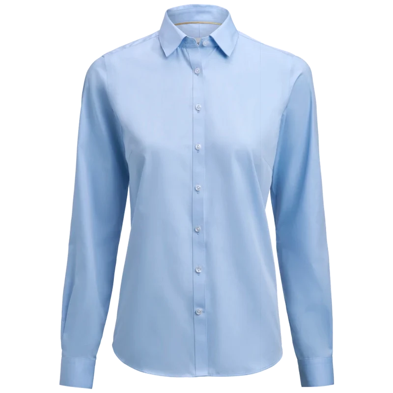 James Harvest & Frost Yellow Bow 50 Blouse Contemporary Fit Dames 2905005
