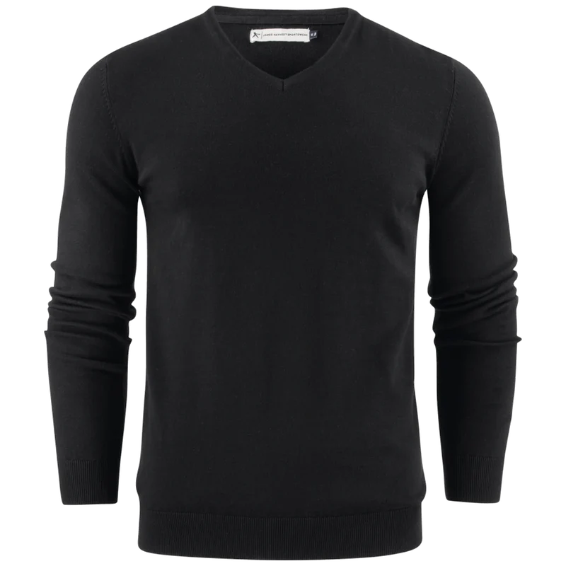 James Harvest Ashland V Gebreide Sweater Heren 2112507