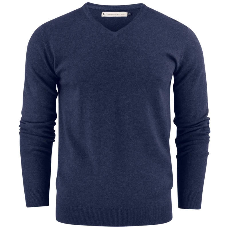 James Harvest Ashland V Gebreide Sweater Heren 2112507