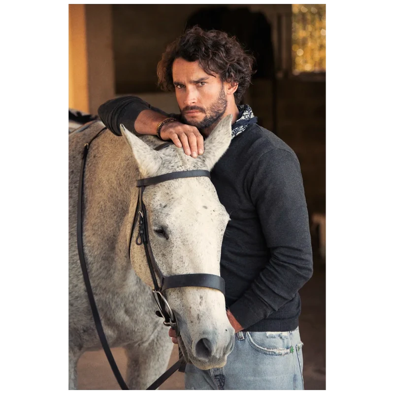 James Harvest Ashland V Gebreide Sweater Heren 2112507