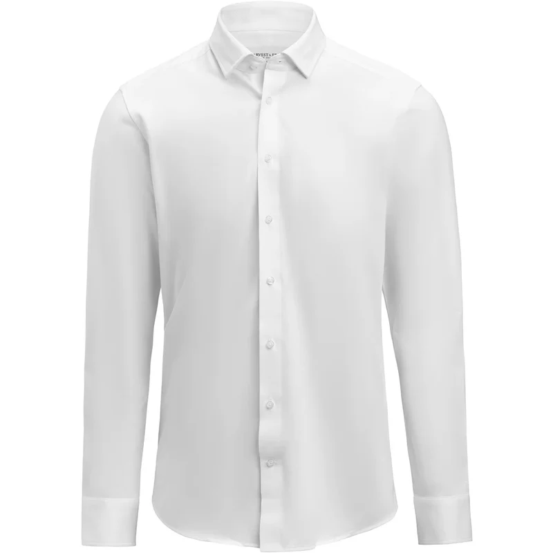 James Harvest & Frost Yellow Bow 57 Overhemd Slim Fit Heren 2905702
