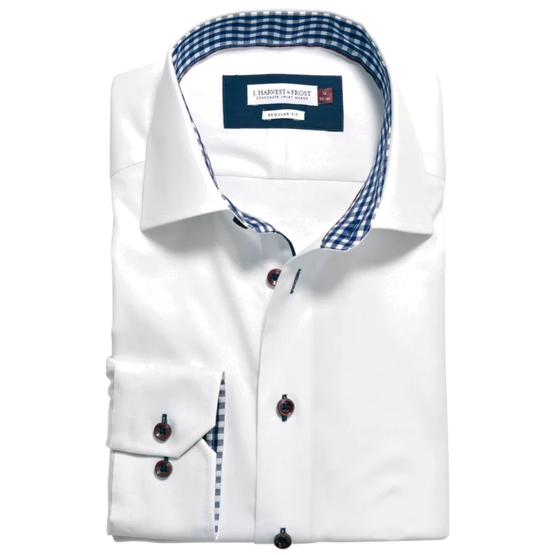 James Harvest & Frost Red Bow 20 Overhemd Regular Fit Heren 2902001