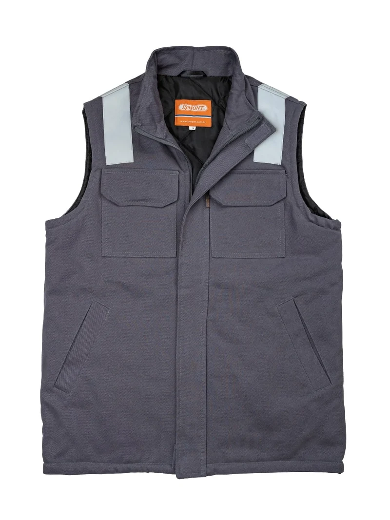 Ergo Weste Mit Reflektor / M043-07 Grau