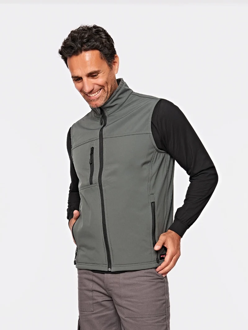 Softshell - Weste / M043-06 Grau