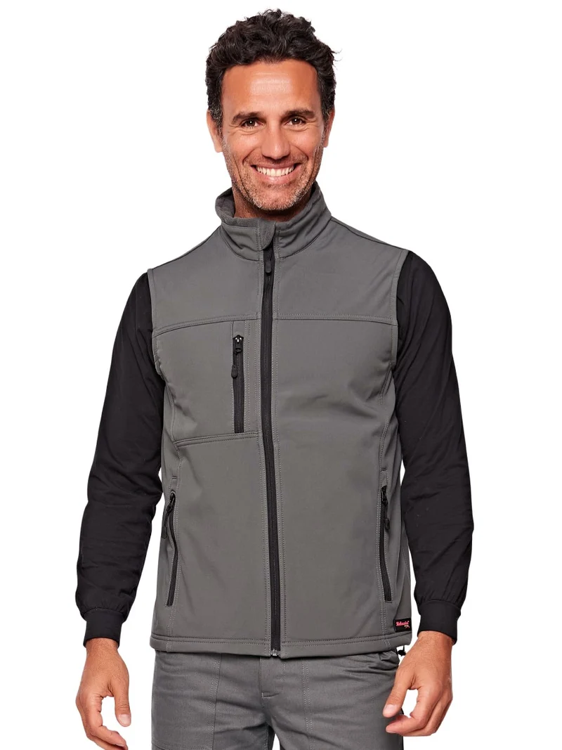 Softshell - Weste / M043-06 Grau