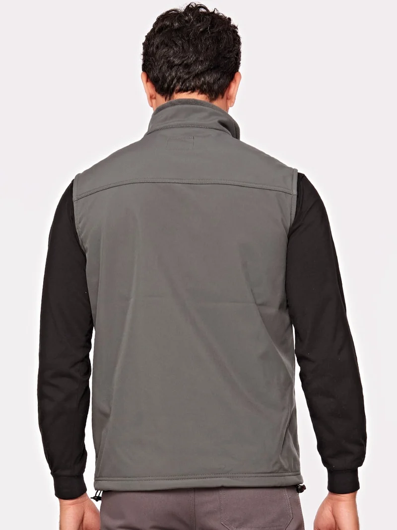Softshell - Weste / M043-06 Grau