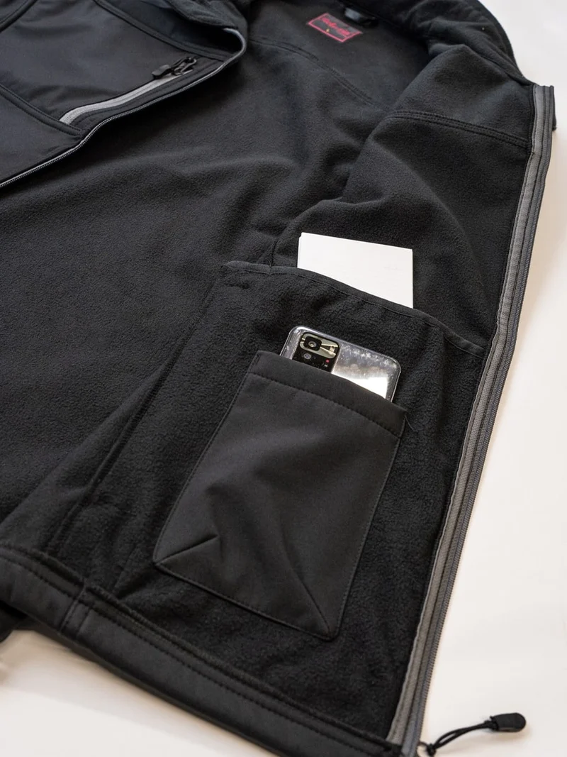 Softshell - Weste / M043-06 Schwarz