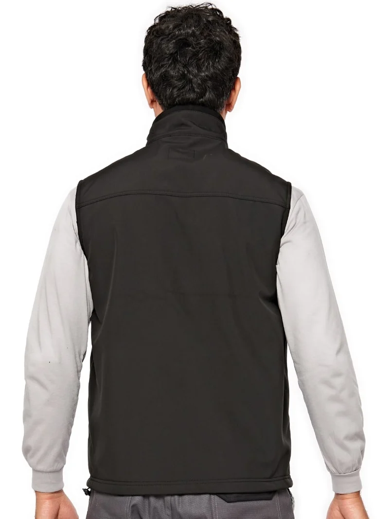 Softshell - Weste / M043-06 Schwarz