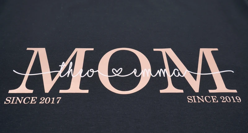 T-Shirt MOM - since rosegold